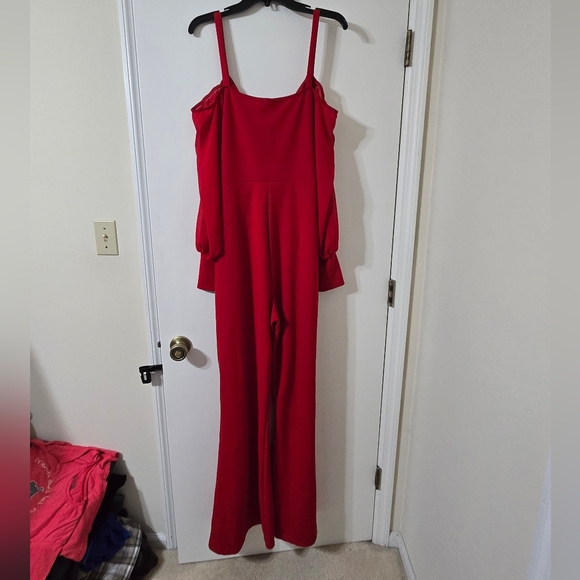 Fashion Nova Women's 1X Falling For Your Charm Jumpsuit NEW - Picture 8 of 11